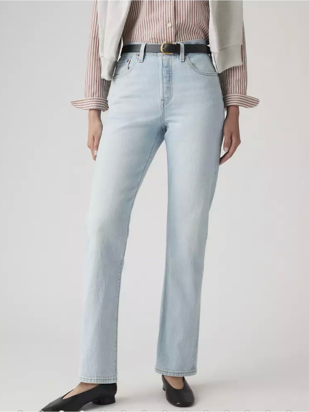 Levi's 501 Light Wash Women's Straight-Leg Jeans